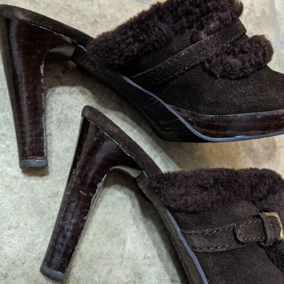 ENZO ANGIOLINI Eastercero Brown Suede Fur
Mules 7 - Picture 10 of 12